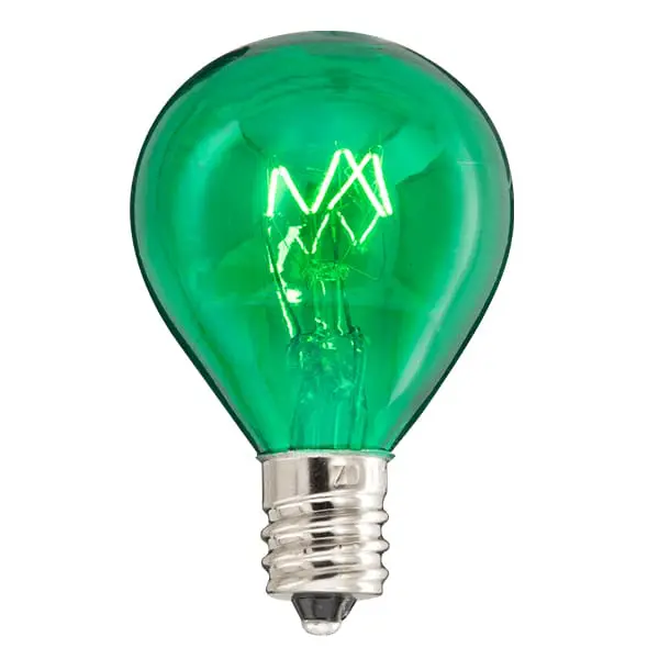 Scentsy  Watt Green Light Bulb