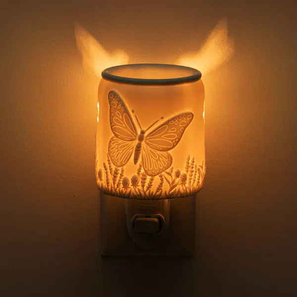 Butterfly Season Scentsy Plugin Mini Warmer Dark Setting