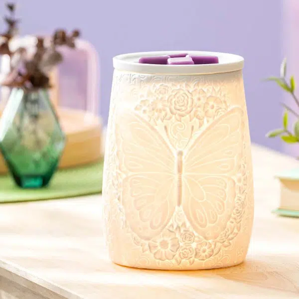 Flight of the Monarch Scentsy Warmer Styled