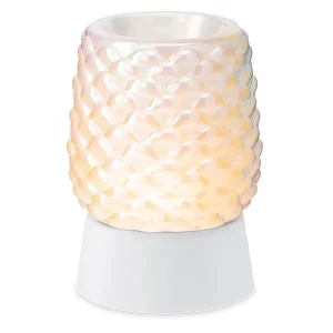 Scallop Scentsy Mini Warmer with Tabletop Base