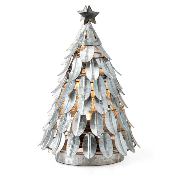 All Aglow Scentsy Small Grey Christmas Tree Scentsy Warmer