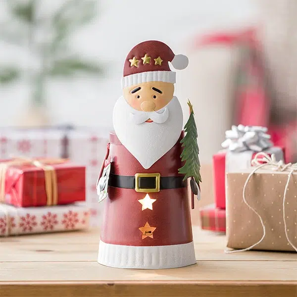 Christmas Claus Scentsy Warmer Styled