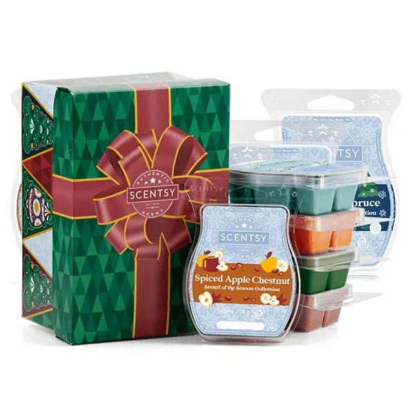 Scents of the Season Scentsy Wax Bundle With Box