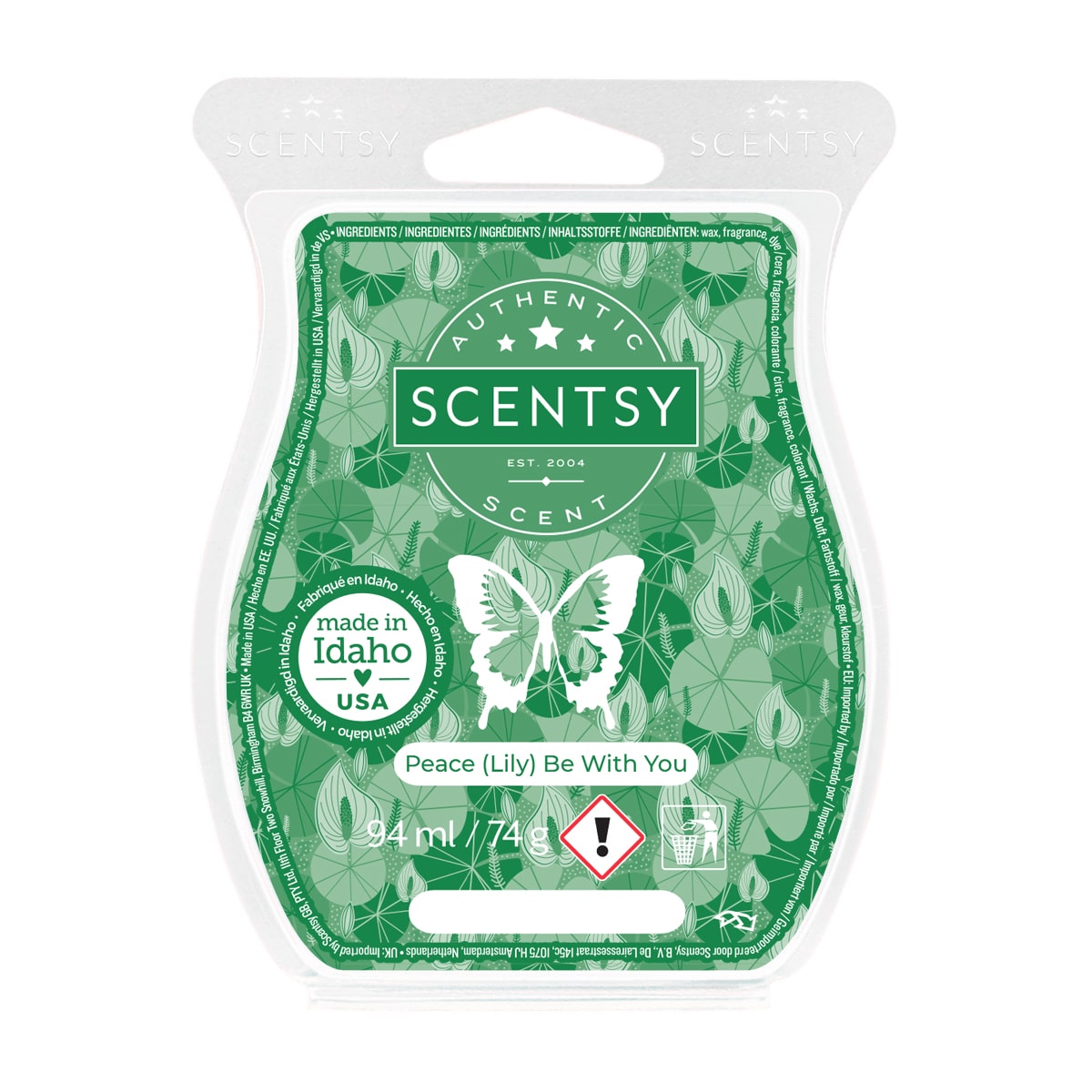 Peace (Lily) Be With You Scentsy Wax Melt - Scentsy Warming Candles