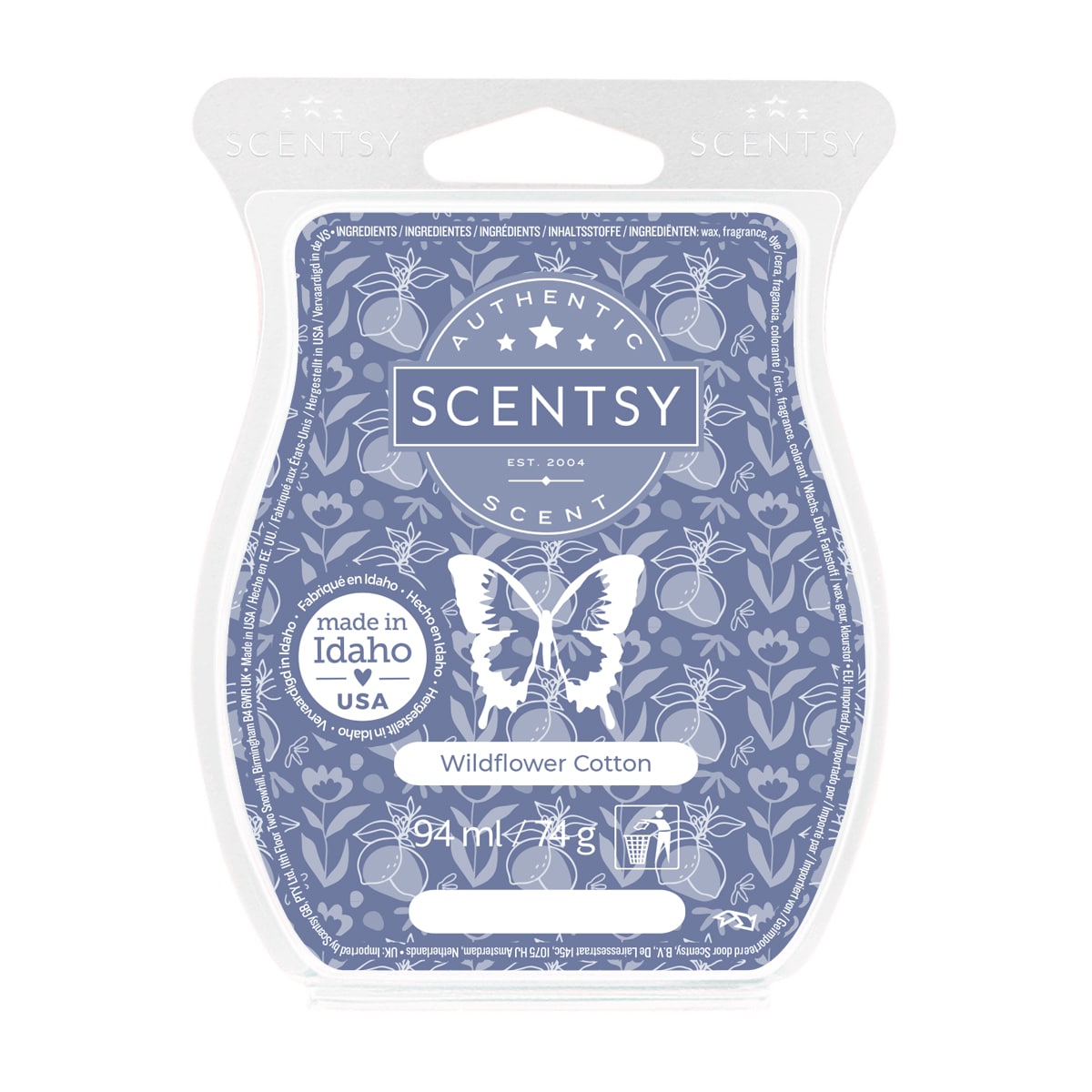 Wildflower Cotton Scentsy Wax Melt - Scentsy Warming Candles