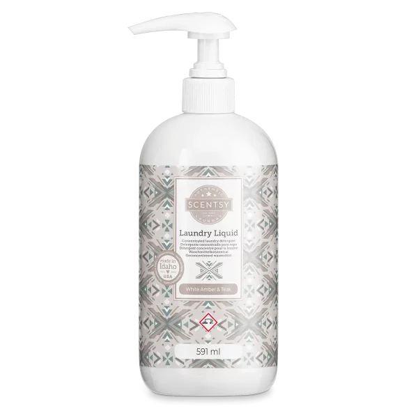Scentsy White Amber & Teak Laundry Liquid