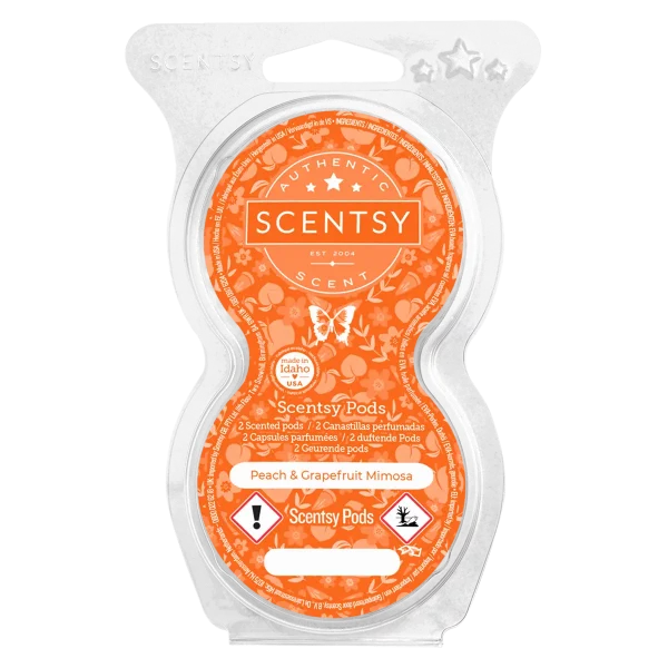 Scentsy Peach & Grapefruit Mimosa Scentsy Pod Twin Pack