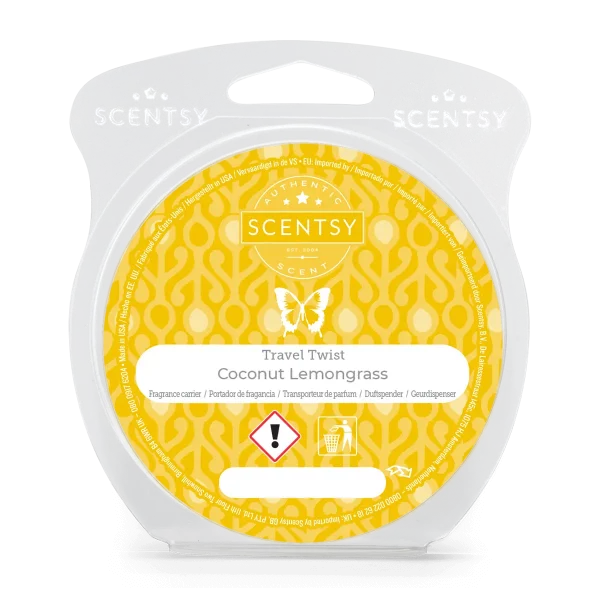 Scentsy Coconut Lemongrass Travel Twist