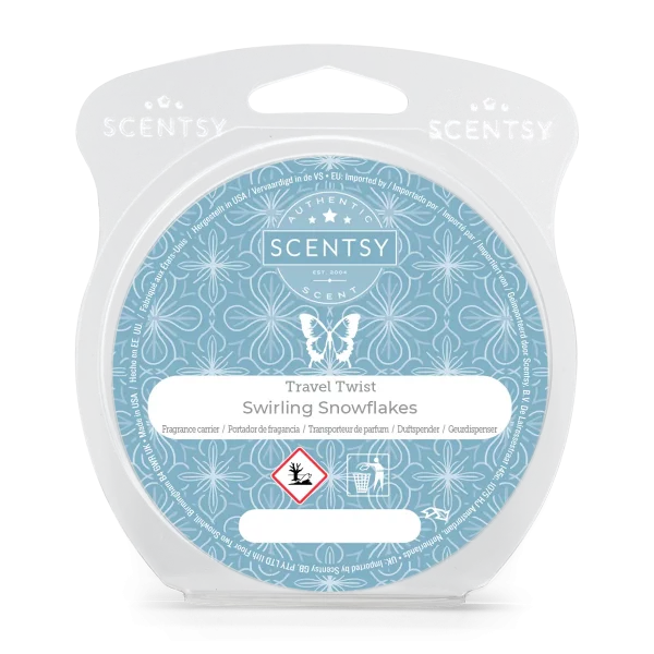 Scentsy Swirling Snowflakes Travel Twist
