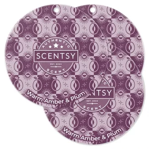 Warm Amber & Plum Scent Circle 3-Pack