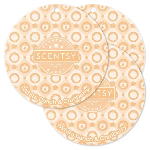 White Peach & Cranberry Scent Circle 3-Pack