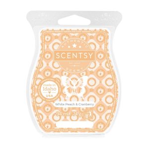 White Peach & Cranberry Scentsy Bar